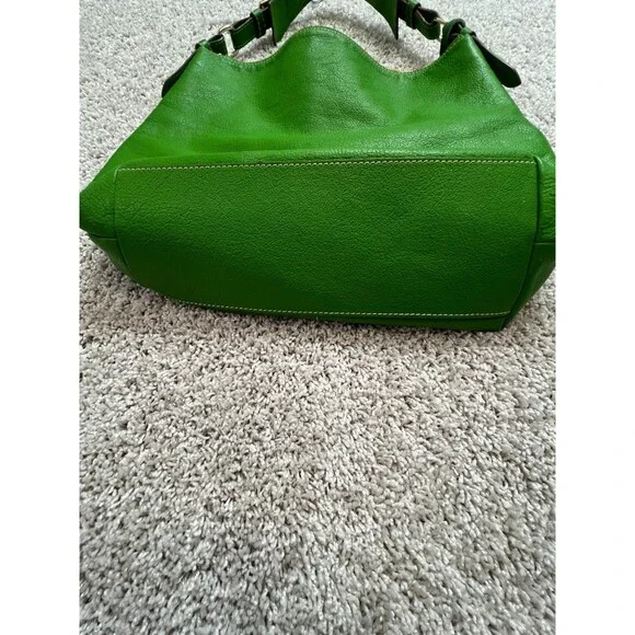 DOONEY AND BOURKE GREEN APPLE NORTH SOUTH ZIPPER SAC ORG. - Picture 6 of 12